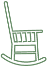 Rocking-Chair-Green-Retina-Icon